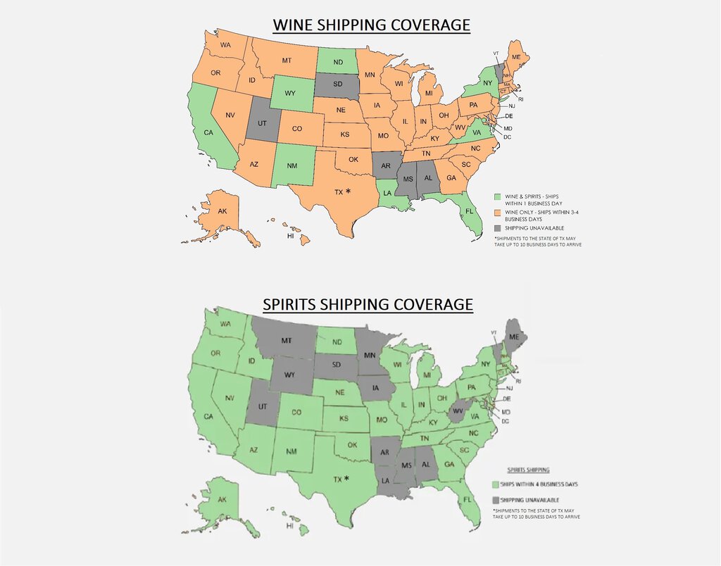 Shipping & Delivery Info Urban Wines and Spirits, New York, NY, New